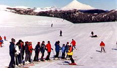 Skiing in Antillanca Chile