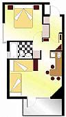 Apart Hotel El Colorado type A Apartments plans