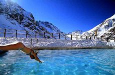 Piscina temperada de Hotel Portillo