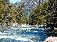 Río Diguillín en el Valle del Itata