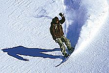 Snowboarding at Termas de Chillán