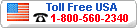 Toll Free USA: 1-800-560-2340