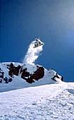 Salto en SnowBoard en Valle Nevado