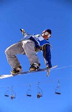 Snowboarding en Valle Nevado